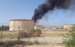 اندلاع حريق في مخازن النفط بكريات حاييم في حيفا