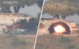 من لحظة استهداف الجيب الإسرائيلي