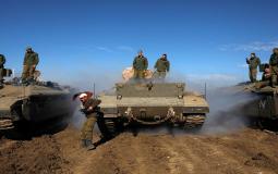 جنود إسرائيليون على حدود غزة - أرشيف