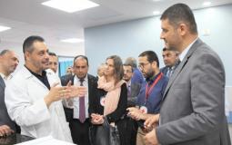 افتتاح المرحلة الأولى من مشروع الاستقبال بمجمع الشفاء الطبي في غزة