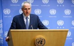 الأمم المتحدة تعلق على خطة اشنطن لإنشاء ميناء في غزة