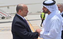 رئيس الوزراء الإسرائيلي نفتالي بينيت يصل الإمارات