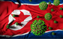 صورة تعبيرية لفيروس كورونا في كوريا الشمالية.PNG