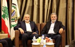 تفاصيل لقاء هنية ووفد "حماس" مع قيادة "الجهاد" في بيروت