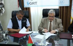 جامعة الأزهر توقع اتفاقية مع مؤسسة الإغاثة العالمية "GRT "