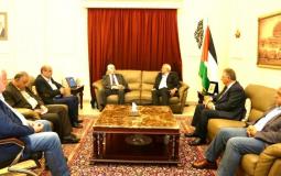 لقاء الأحمد بأمين عام الجبهة الشعبية لتحرير فلسطين "القيادة العامة"
