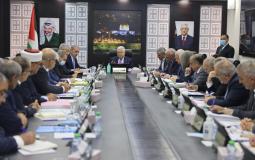 الرئيس الفلسطيني محمود عباس يترأس الجلسة الأسبوعية للحكومة