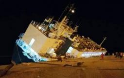 غرق سفينة محملة بالمواشي