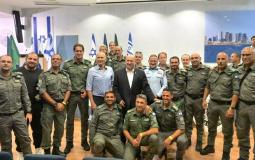 رئيس الوزراء الاسرائيلي نفتالي بينيت خلال تشكيل الحرس الوطني الإسرائيلي