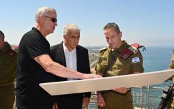 جولة لرئيس الوزراء الإسرائيلي يائير لابيد ووزير جيشه بيني غانتس على حدود لبنان