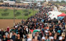 مسيرات العودة على حدود قطاع غزة - أرشيفية
