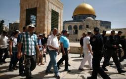 مستوطنون يقتحمون المسجد الاقصى تحت حماية قوات الاحتلال الاسرائيلي - ارشيفية