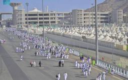 لحظة وصول الحجاج إلى مشعر مِنى