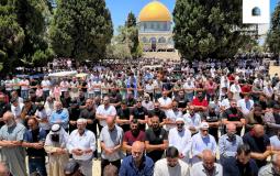 50 ألفًا يؤمون المسجد الأقصى في جمعة "يوم عرفة"