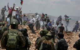 الاحتلال يقمع المواطنين الفلسطينيين - ارشيف