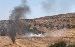 إصابات خلال مواجهات مع قوات الاحتلال والمستوطنين شرق رام الله