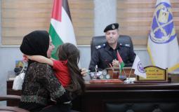 الشرطة المجتمعية في غزة تجمع شمل أم أردنية بطفلتها
