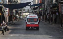 سيارة إسعاف في قطاع غزة - أرشيف