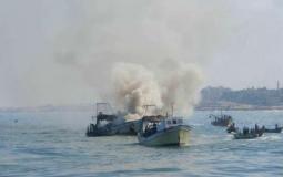 قوات الاحتلال تستهدف مراكب الصيادين جنوب قطاع غزة - أرشيفية