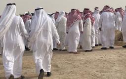 من تشييع جثمان جاسر محمد الجاسر الشيخ السعودي اليوم