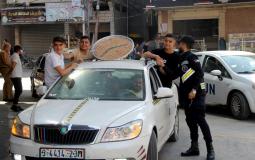 احتفالات نتائج التوجيهي في غزة اليوم