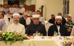 وزير الأوقاف يشارك في حفل معايدة نظمته بعثة الحج التركية في مكة