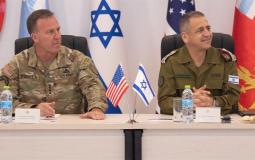 خلال اجتماع الجيش الإسرائيلي والأمريكي