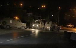 جيش الاحتلال على حاجز عسكري في نابلس - ارشيف