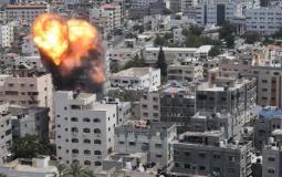 قصف إسرائيلي على مدينة غزة