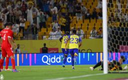 هدف نادي النصر في مرمى الوحدة السعودي