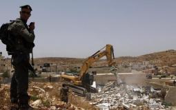 الجيش الإسرائيلي يهدم مبنى سكني في أريحا - أرشيفية
