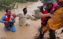 ضحايا الفيضانات في باكستان