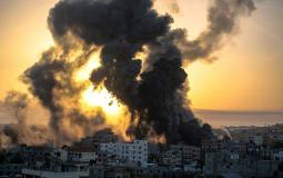 قصف إسرائيلي على غزة - ارشيف