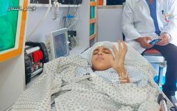 مغادرة الطفلة الغزية رهف سلمان في رحلة علاجية إلى تركيا