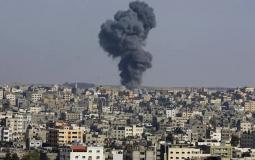 قصف اسرائيلي على مدينة غزة