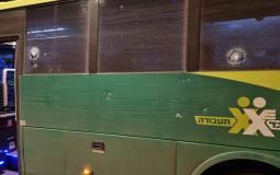 إطلاق نار يستهدف حافلة إسرائيلية قرب سلواد