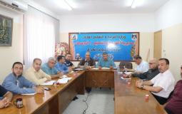 غزة: تربية الوسطى تجتمع برؤساء الأقسام لمناقشة الخطة التشغيلية للعام الدراسي الجديد