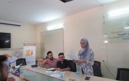 فارس العرب بغزة تعقد ورشة عمل حول موضوع المناظرات