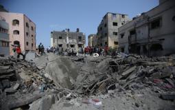 القصف على غزة