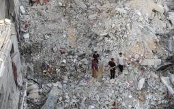 دمار كبير في غزة جراء القصف الإسرائيلي