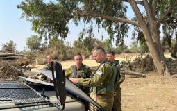 رئيس أركان الجيش الإسرائيلي على حدود غزة صباح اليوم