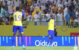 لاعبو النصر في ختام مباريات الجولة الأولى من دوري روشن السعودي