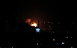 قصف إسرائيلي يستهدف مواقع في قطاع غزة