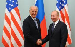 الرئيس الروسي بوتين ونظيره الأمريكي بايدن - ارشيف