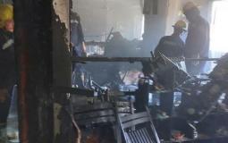 إصابة 8 فلسطينيين في حريق في بلدة طمرة