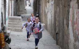عودة الطلبة لمقاعد الدراسة في قطاع غزة