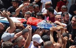 جماهير فلسطينية تشيع جثمان الشهيد يونس التايه في طوباس