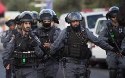 انتشار الشرطة الاسرائيلية في تل ابيب