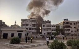 سقوط طائرة مروحية فوق منزل في سوريا ومصرع طاقمها