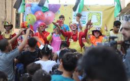 فريق سناب غزة ينظم مهرجان ترفيهي للأطفال في مخيم جباليا